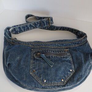 Denim Purse Hobo Crossbody